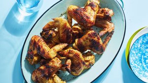 3-Ingredient Curry Grilled Chicken Wings