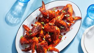 3-Ingredient Gochujang Grilled Chicken Wings With Scallion