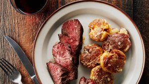 3-Ingredient Steak With Crispy Parmesan Potatoes