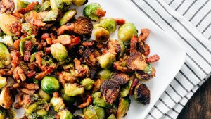 3-Ingredient Sweet and Smoky Brussels Sprouts