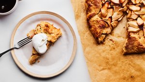 Apple and Calvados Tart (Galette de Pommes au Calvados)