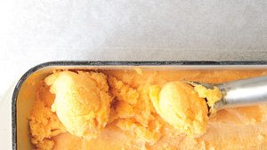 Apricot Sorbet Float