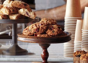 Bacon, Oatmeal, and Raisin Cookies