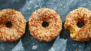 Baked Coconut-Cardamom Doughnuts