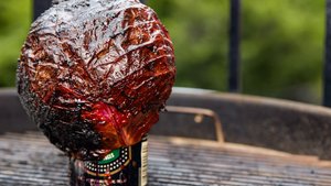 Barbecue Beer-Can Cabbage
