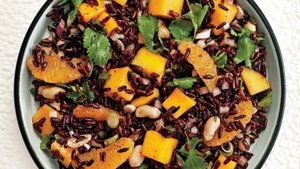 Black Rice Salad with Mango and Peanuts