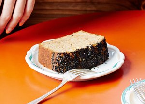 Black Sesame Carrot Cake