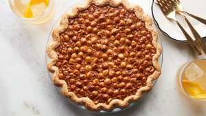 Black-Bottom Hazelnut Pie | Epicurious
