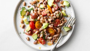 Black-Eyed Pea Salad With Hot Sauce Vinaigrette