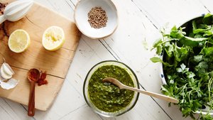 Blender Chermoula Sauce