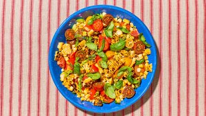Blistered Corn and Scallion Salad