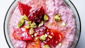 Blood Orange–Chia Pudding