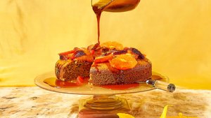 Blood Orange–Rosemary Olive Oil Cake