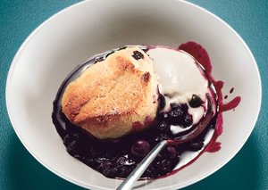 Blueberry Cobbler with Easiest-Ever Biscuits