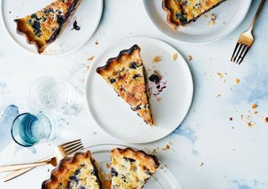 Blueberry-Buttermilk Chess Pie