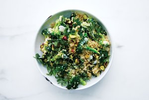 Broccoli-Quinoa Salad With Buttermilk Dressing