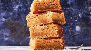 Brown Butter Miso Mochi Blondies