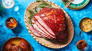 Brown Sugar–Mustard Glazed Ham
