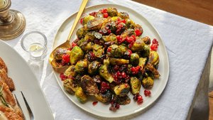 Brussels Sprouts With Cranberry Mostarda