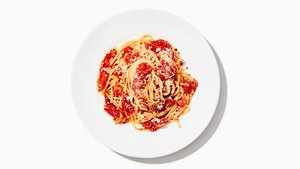 Bucatini with Butter-Roasted Tomato Sauce