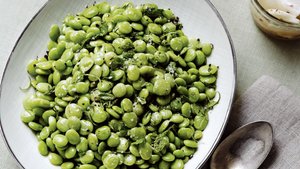 Butter Beans with Butter, Mint, and Lime