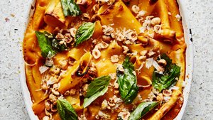 Butternut Squash Baked Pasta