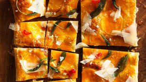 Butternut Squash Tart with Fried Sage