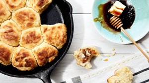 Cathead Biscuits With Honey Butter