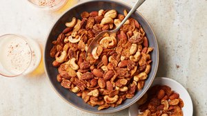 Chaat Masala Mixed Nuts With Cornflakes
