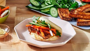 Char Siu Tofu Bao Sliders