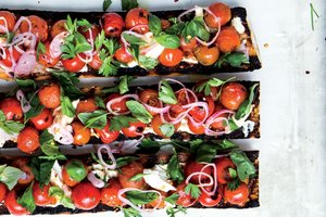 Charred Caprese Sandwich