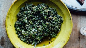 Charred Tomatillo Chermoula