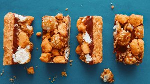 Cheddar Caramel Slices