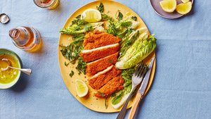 Cheese-Cracker-Crusted Chicken