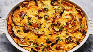 Cheesy Egg Bake With Sausage