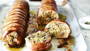 Chestnut, Bacon and Sage Stuffing Rolls