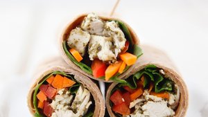 Chicken Pesto Wraps