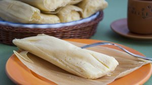 Chicken Tamales with Tomatillo-Cilantro Sauce