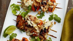 Chicken-Apricot Skewers