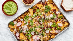 Chile Chicken Nachos