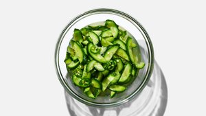 Chile-Garlic Cucumbers