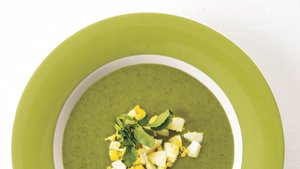 Chilled Watercress-Spinach Soup