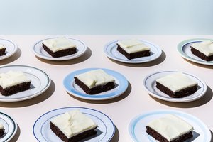 Chocolate Sheet Cake With Crème Fraîche Frosting