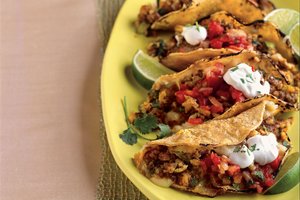 Chorizo and Scrambled Egg Breakfast Tacos