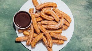 Churros with Bittersweet Chocolate Sauce