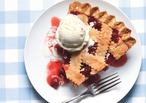 Classic Sour Cherry Pie with Lattice Crust