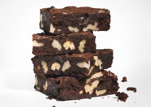 Cocoa Brownies with Browned Butter and Walnuts