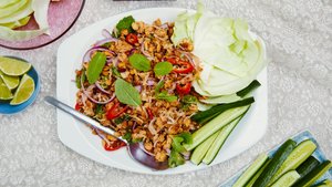 Coconut Tempeh Larb