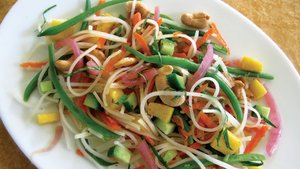 Coconut-Mango Rice Noodle Salad