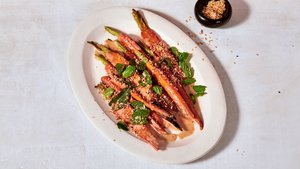 Coconut-Milk-Braised Carrots With Coconut Dukkah